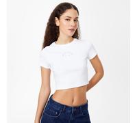 Jack Wills Cropped Baby T-Shirt Blanc 16 (XL) Female