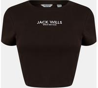 Jack Wills Cropped Baby T-Shirt Cacao 8 (XS) Female