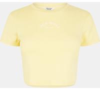 Jack Wills Cropped Baby Tee Ladies Crème au beurre 10 (S) Female