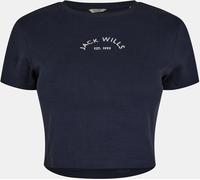 Jack Wills Cropped Baby Tee Ladies Marine 14 (L) Female