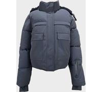 Jack Wills Cropped Puffer Ld61 Noir 12 (M) Female