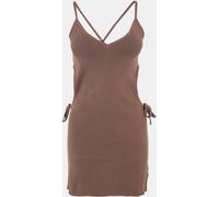 Jack Wills Cut Out Knit Mini Dress Marron 8 (XS) Female