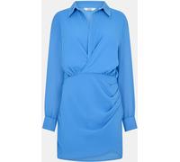 Jack Wills Draped Shirt Dress Bleu Outremer 10 (S) Female