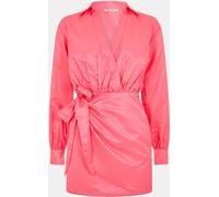 Jack Wills Draped Shirt Dress Rose vif 8 (XS) Female