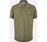 Jack Wills Edgeware Tipped Polo Smokey Olive 2XL Male