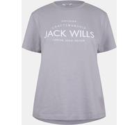 Jack Wills Forstal Boyfriend T-Shirt Ladies Brume 8 (XS) Female