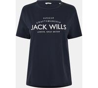 Jack Wills Forstal Boyfriend T-Shirt Ladies Marine 14 (L) Female
