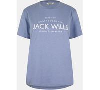 Jack Wills Forstal Boyfriend T-Shirt Ladies Pervenche 10 (S) Female