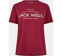 Jack Wills Forstal Boyfriend T-Shirt Ladies Vin 14 (L) Female