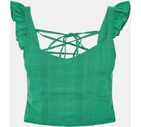 Jack Wills Frill Sleeve Top Trèfle 12 (M) Female