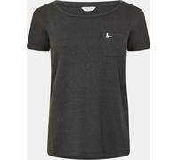 Jack Wills Fullford Pocket T-Shirt Ladies Noir 6 (2XS) Female