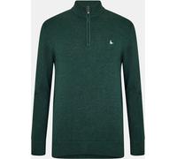Jack Wills Funnel Neck Half Zip Jumper Men Dark Pine Marl XL Male