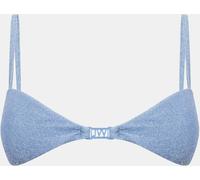 Jack Wills Glitter Clasp Front Bikini Top Bleu doux 10 (S) Female