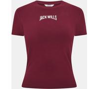 Jack Wills Graphic Baby Tee Ld54 Vin 8 (XS) Female
