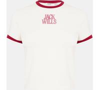 Jack Wills Graphic Baby T-Shirt Blanc/Rouge 10 (S) Female