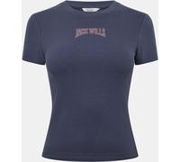 Jack Wills Graphic Baby Tee Ld54 Taupe 8 (XS) Female
