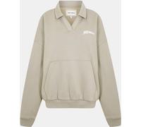 Jack Wills Graphic Collar Sweatshirt Taupe 6 (2XS) Female