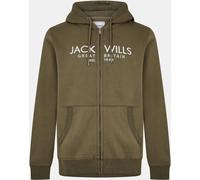 Jack Wills Graphic Zip Hoodie Mens Feuille S Male
