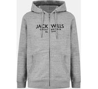 Jack Wills Graphic Zip Hoodie Mens Marl gris S Male
