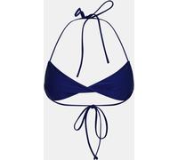 Jack Wills High Shine Twist Front Bikini Top Cobalt 8 (XS) Female