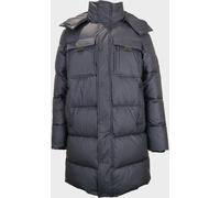 Jack Wills Hooded Long Puffer Jacket Noir M Male