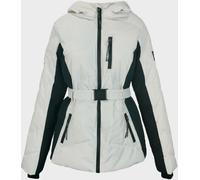 Jack Wills Hooded Puffer Waterproof Windproof Insulated Ski Jacket Crème 14 (L) Female