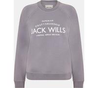 Jack Wills Hunston Graphic Crew Neck Sweatshirt Bleu crépusculaire 10 (S) Female