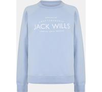 Jack Wills Hunston Graphic Crew Neck Sweatshirt Bleu doux 6 (2XS) Female