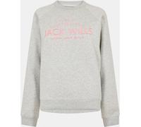 Jack Wills Hunston Graphic Crew Neck Sweatshirt Marl gris 10 (S) Female