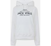 Jack Wills Hunston Graphic Logo Hoodie Blanc vintage 6 (2XS) Female