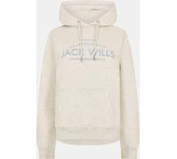Jack Wills Hunston Graphic Logo Hoodie Heather clair 8 (XS) Female