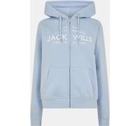 Jack Wills Hunston Logo Zip Hoodie Bleu doux 10 (S) Female