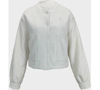 Jack Wills Insulated Long Sleeve Short Puffer Jacket Crème 8 (XS) Female