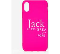 Jack Wills Iphone X Case Magenta Taille unique Unisex