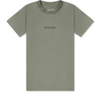 Jack Wills Jacquard Tee Kaki lavé 9-10 ans Male