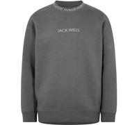 Jack Wills Jacquard Crew Sweatshirt Ardoise 7-8 (S) Male