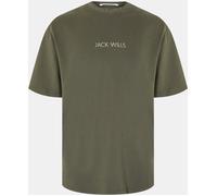 Jack Wills Jacquard T-Shirt Mens Feuille S Male