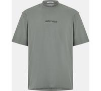 Jack Wills Jacquard T-Shirt Mens Kaki lavé XS Male