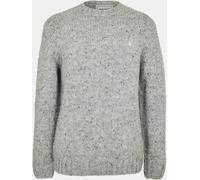 Jack Wills Jumper Drop Shoulder Long Sleeve Knitted Pullover Sweater Tops Marl gris S Male