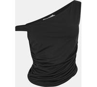 Jack Wills Jw Asymmetric Off Shoulder Top Noir 12 (M) Female