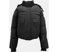 Jack Wills Jw Cropped Puffer Ski Jacket Noir 14 (L) Female