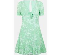Jack Wills Cut Out Mini Dress Vert Ditsy 12 (M) Female
