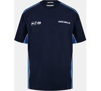 Jack Wills Retro Sport T-Shirt Marine/Ciel L Male