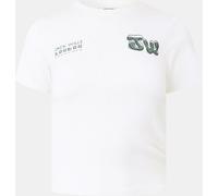 Jack Wills Jw Splice Slim Fit T-Shirt Blanc vintage 14 (L) Female