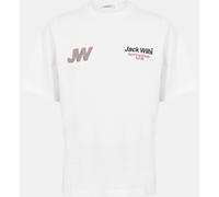 Jack Wills Sporty Initial T-Shirt Blanc L Male