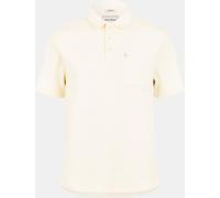 Jack Wills Jw Texture Short-Sleeve Polo Shirt Blanc d'os XL Male