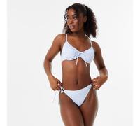 Jack Wills Underwired Tie Front Bikini Top Fleuri bleu 8 (XS) Female