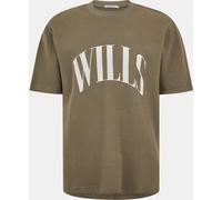 Jack Wills Jw Waffle Graphic Regular Fit T-Shirt Smokey Olive XL Male