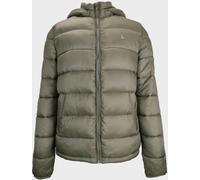 Jack Wills Kershaw Hooded Puffer Jacket Mens Kaki S Male