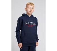 Jack Wills Kids Batsford Script Logo Hoodie Marine 10-11 ans Male